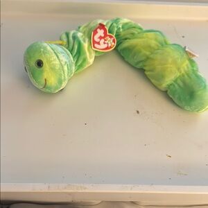 Ty Green Caterpillar Stuffed Animal Plush